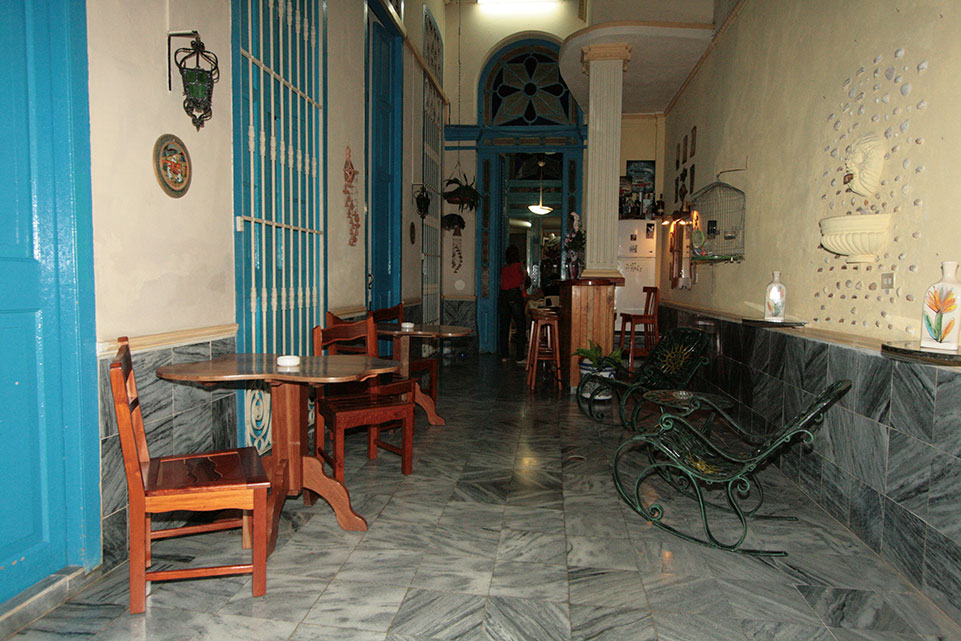 Casa Prado, patio interior.
